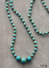 Boho Necklace, Mala Stone Beads Turquoise